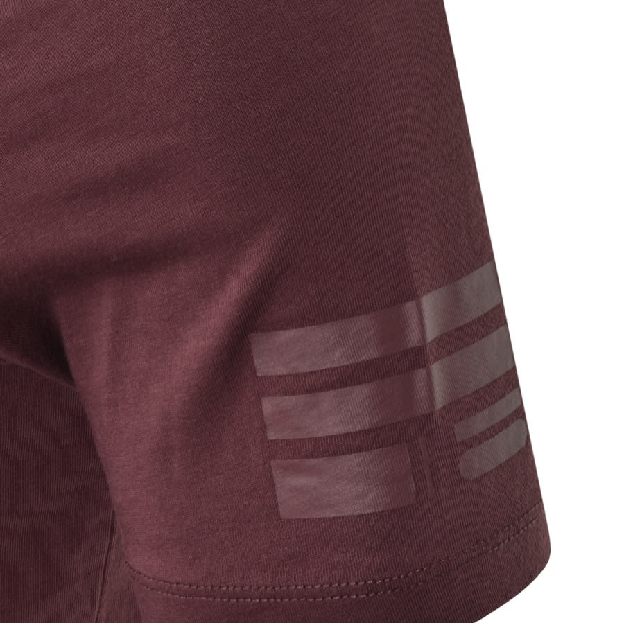 Alternative Image for ProductG Star Raw Slim Logo T Shirt Burgundy3